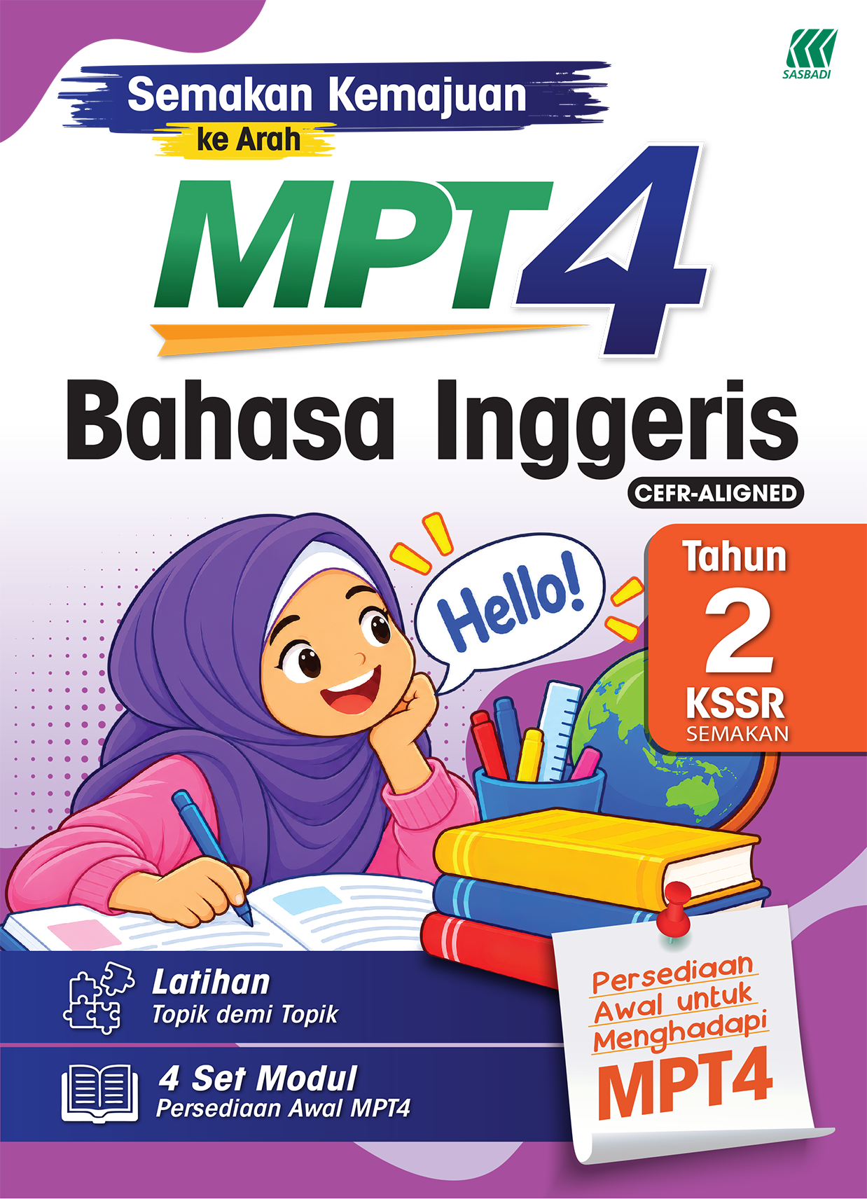 Semakan Kemajuan ke Arah MPT4 English Year 2 Cover